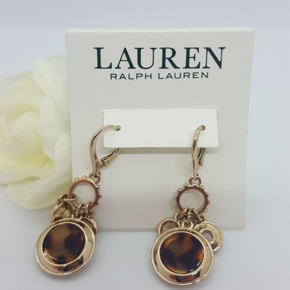 Lauren Ralph Lauren shaky charm drop earrings - Picture 2 of 6